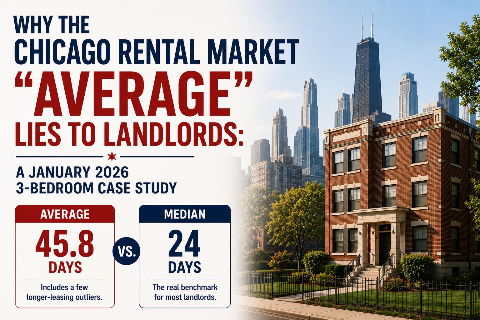 Why the Chicago Rental Market “Average” Lies to Landlords: A January 2026 3-Bedroom Case Study